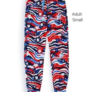 Patriotic Star and Stripe Joggers